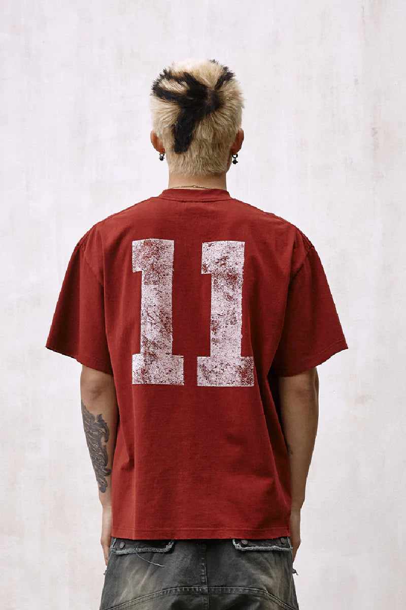 Remedy 11 Print Boxy Retro Tee