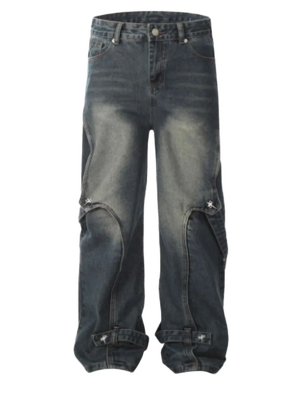 Y2K High Street Denim Baggy Pants