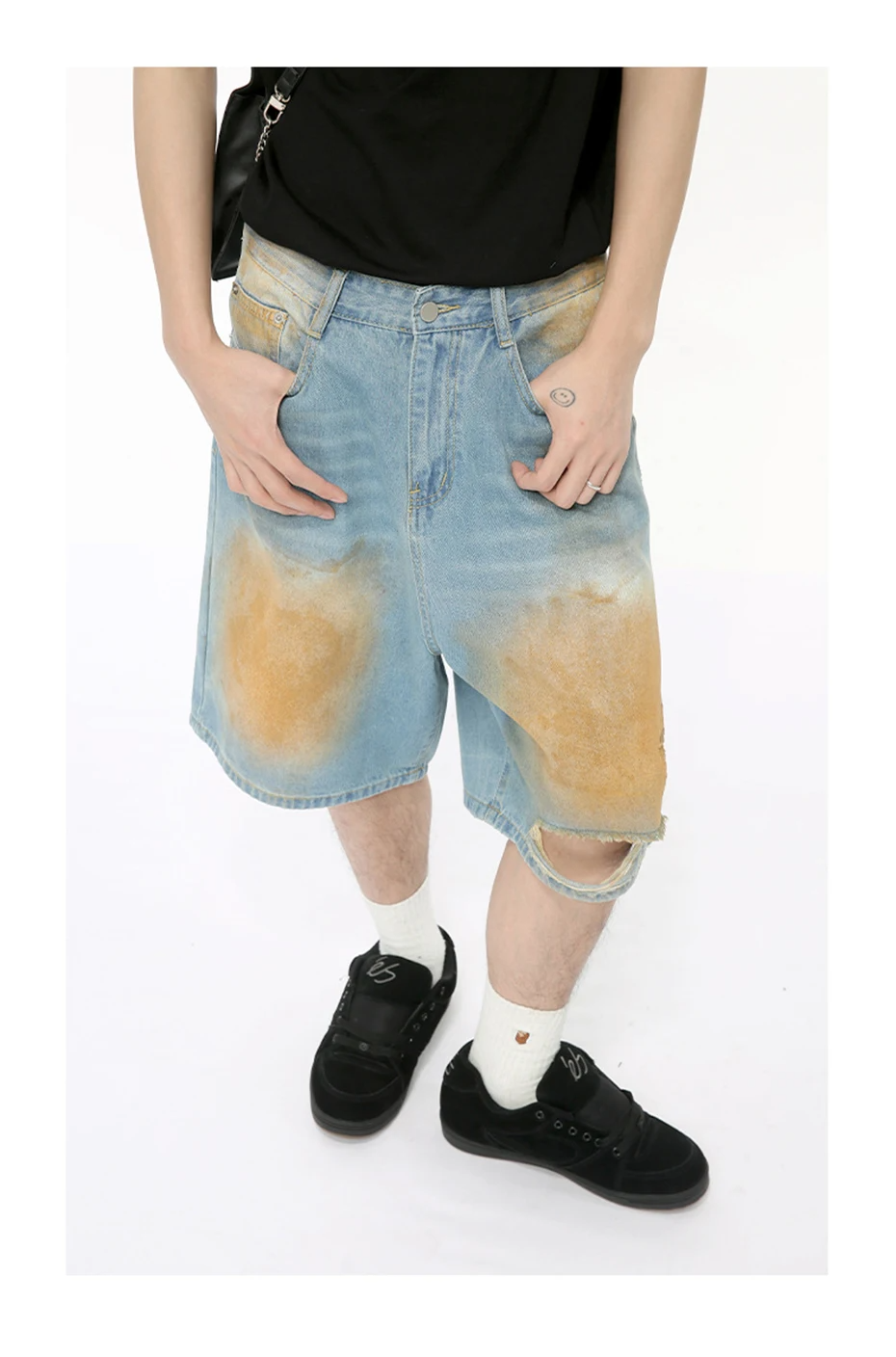 Burnt Patchy Jorts