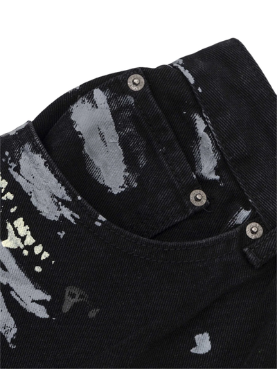 Grafitti Contrast Print Jeans
