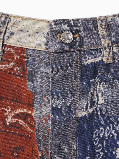 Paisley Punk Distressed Jeans