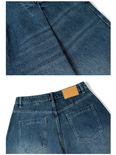 Basic Vintage Wide-Leg Jeans