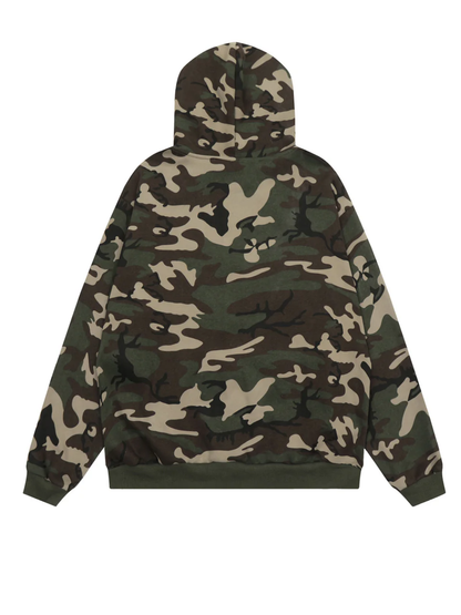 Chic Love Mercier Camo Zip-Up Jacket