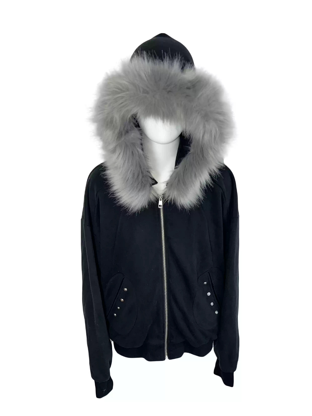 Stylish Detachable Fur Jacket for Versatile Fashion