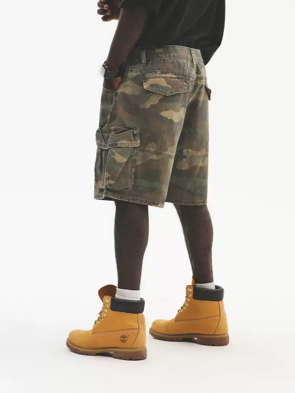 Until We rich Camo Shorts