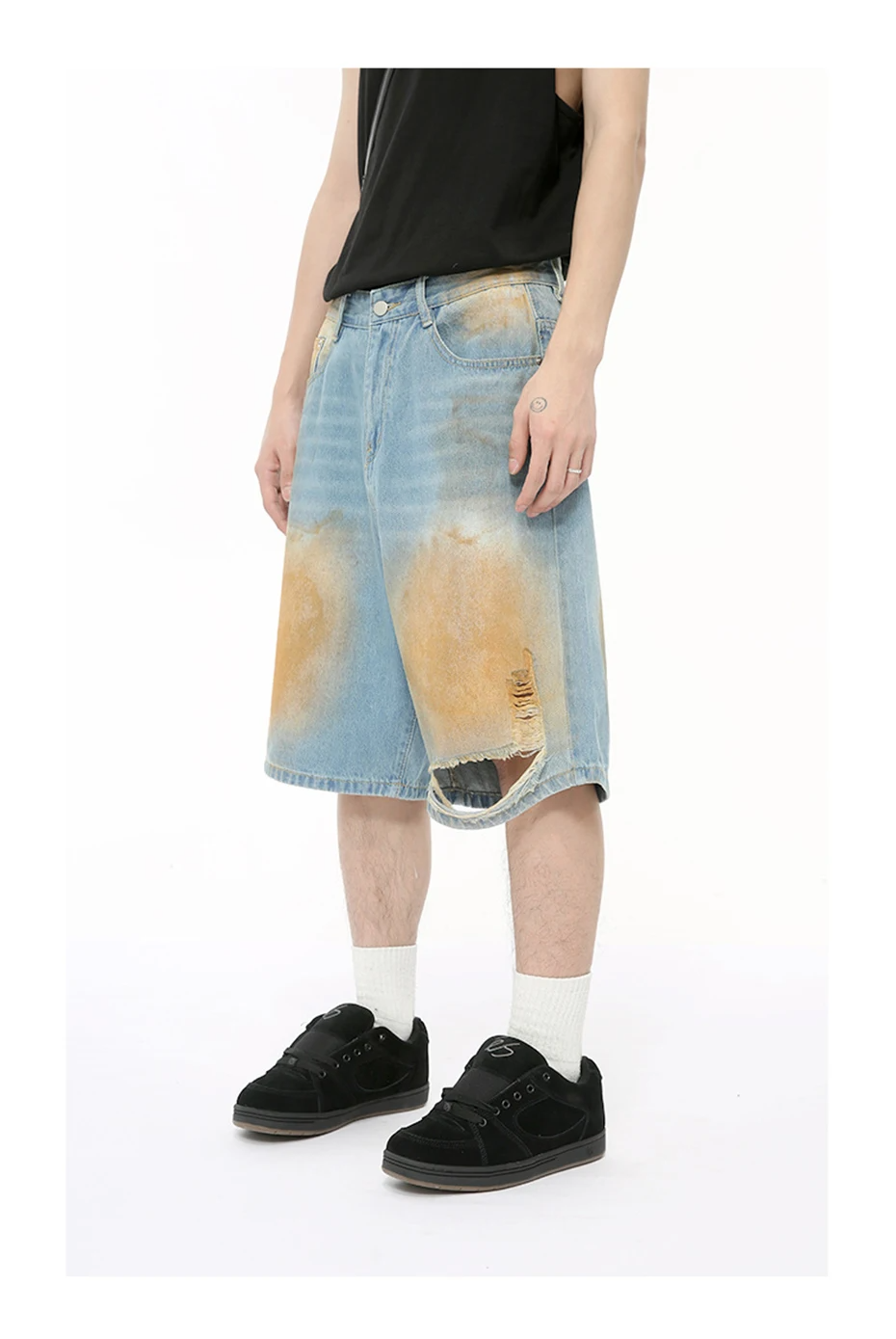 Burnt Patchy Jorts