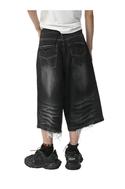 Top Ripped Baggy Jorts