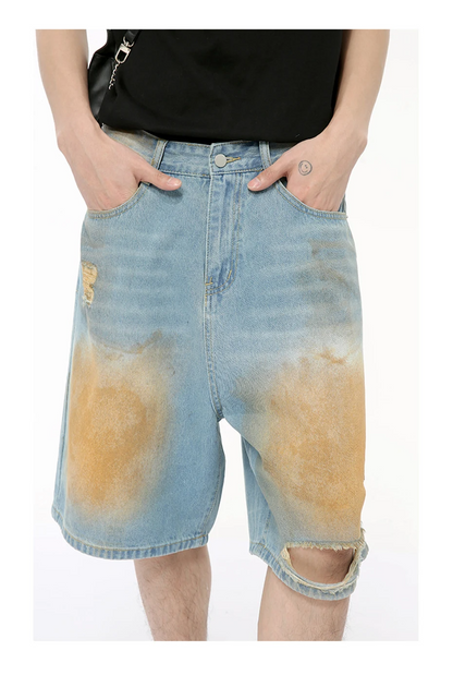 Burnt Patchy Jorts