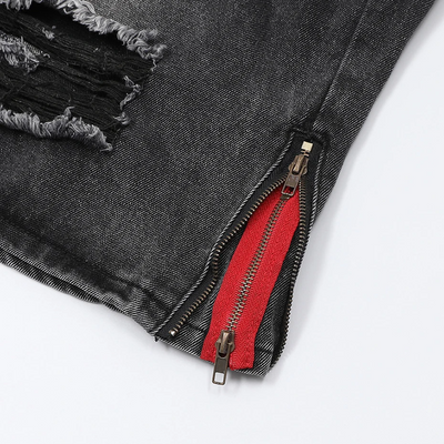 Flared Zip Jorts