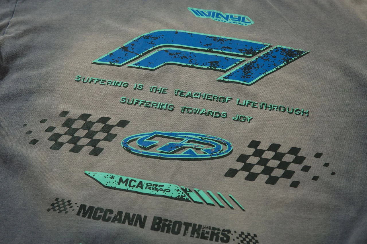 Mccann Brothers Distressed Fake Two Sweatshirt