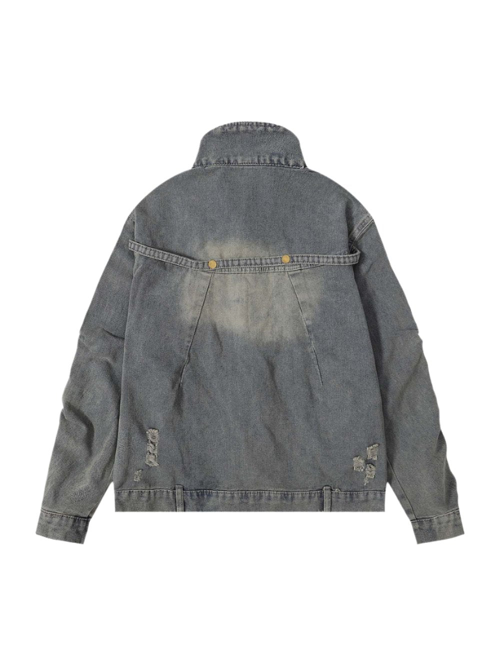 Chic Wavy Denim Jacket for Effortless Style