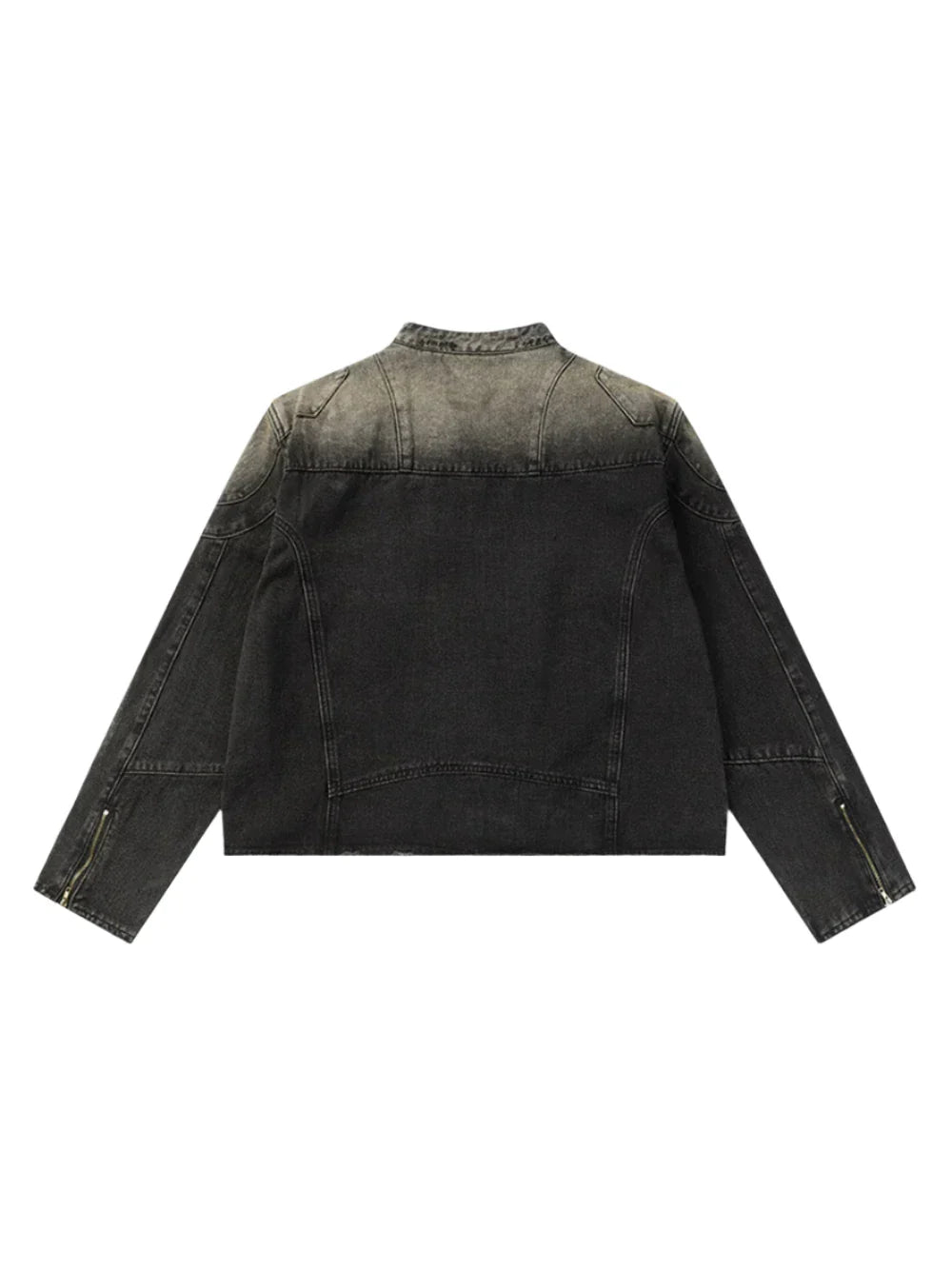 Ultimate Durable Biker Washed Denim Jacket for Adventurous Souls