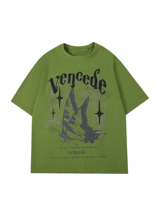 Vencede Butterfly Graphic T-Shirt