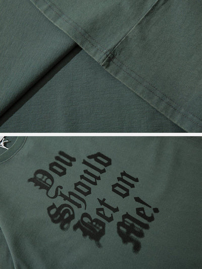 Washed "Bet On Me" T-Shirt
