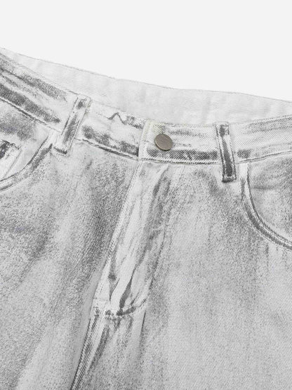 Aged Straight Leg Jeans