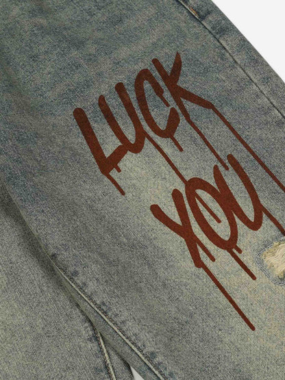 Lucky You Distressed Jeans