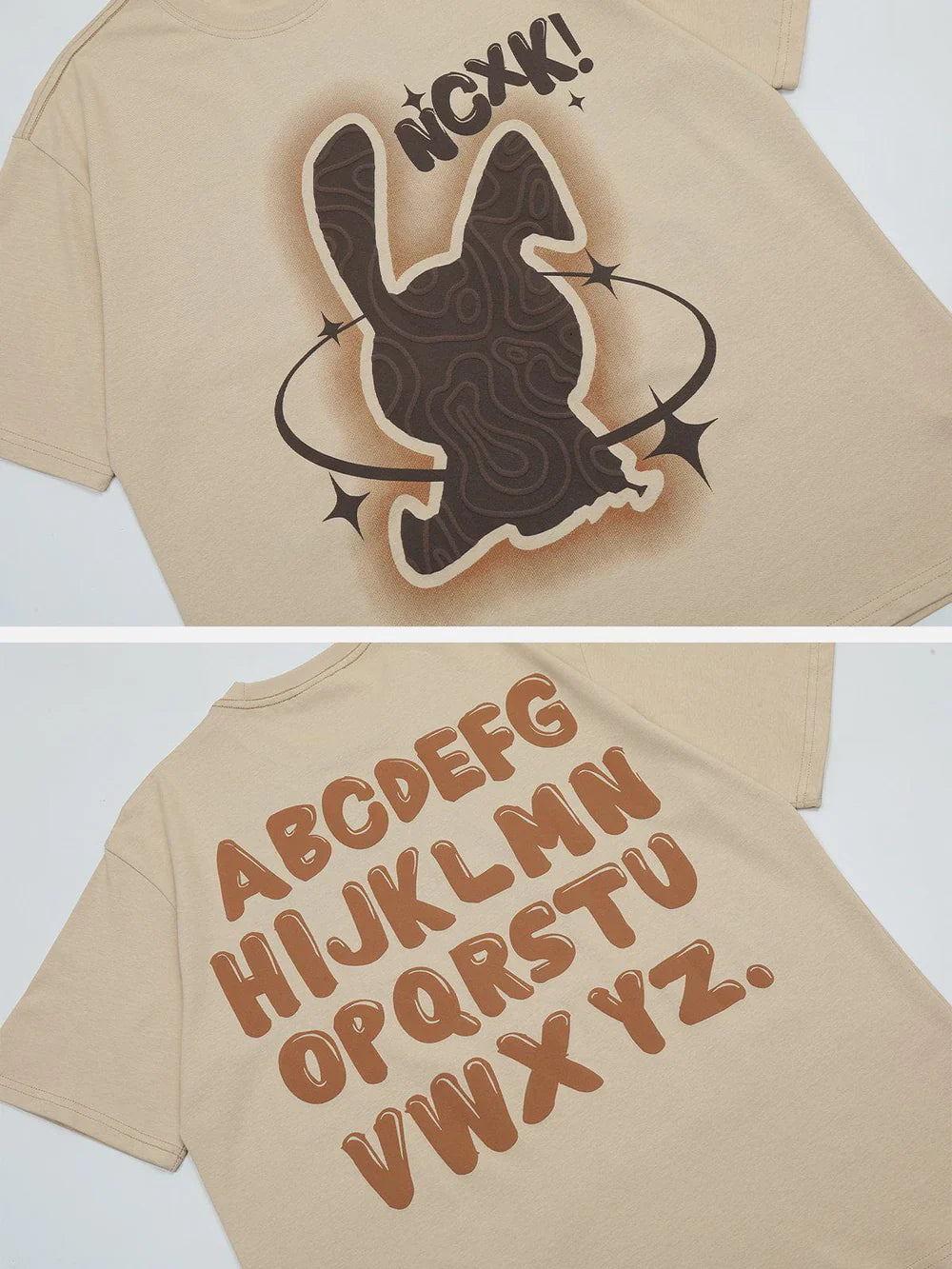 Rabbit Foam Print T-Shirt