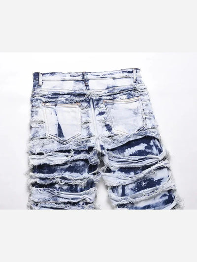 Jeans With Ripped Design