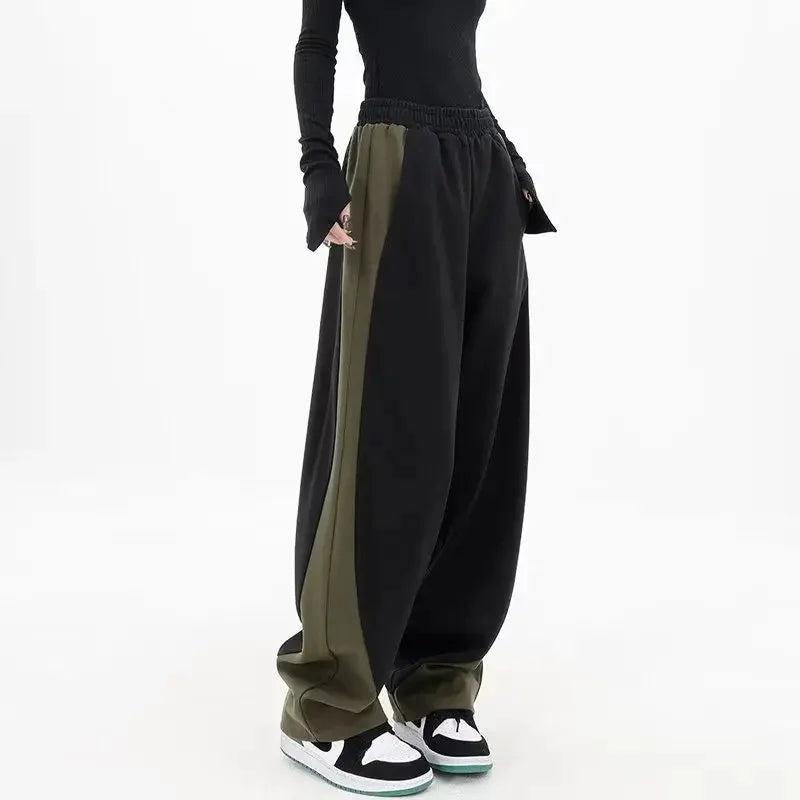 Elevate Wide-Leg Sporty Trousers