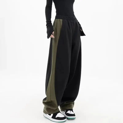 Elevate Wide-Leg Sporty Trousers