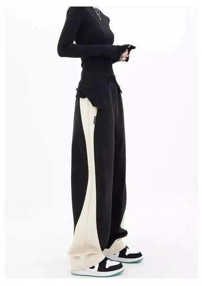 Elevate Wide-Leg Sporty Trousers