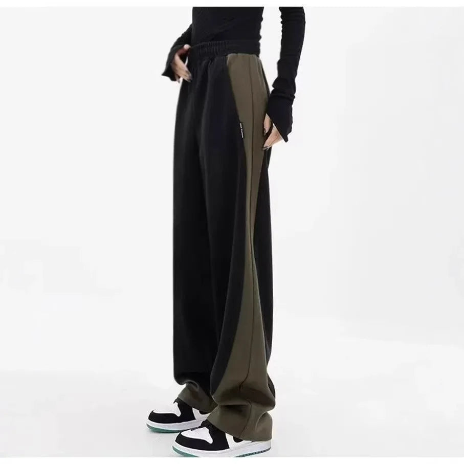 Elevate Wide-Leg Sporty Trousers