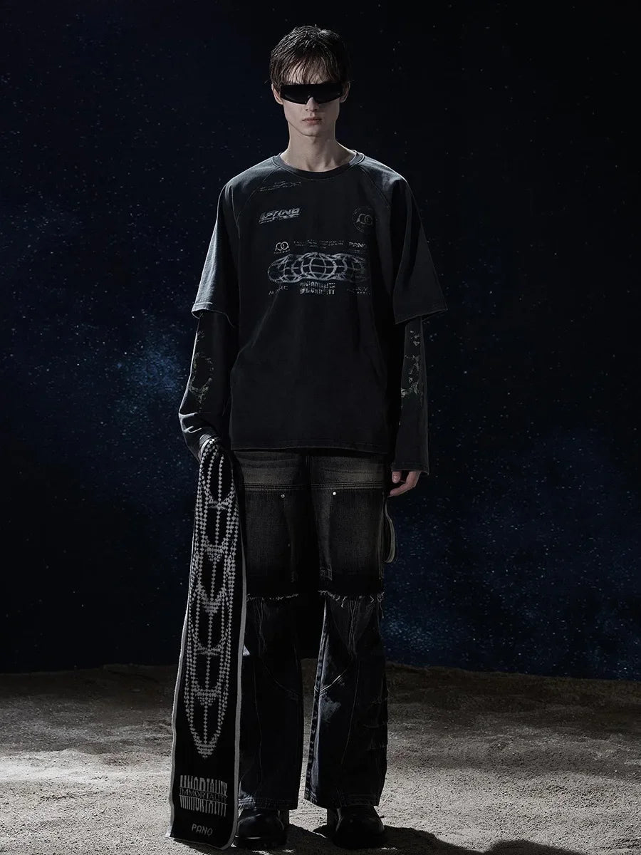 Waterprint Shadow Layer Tee