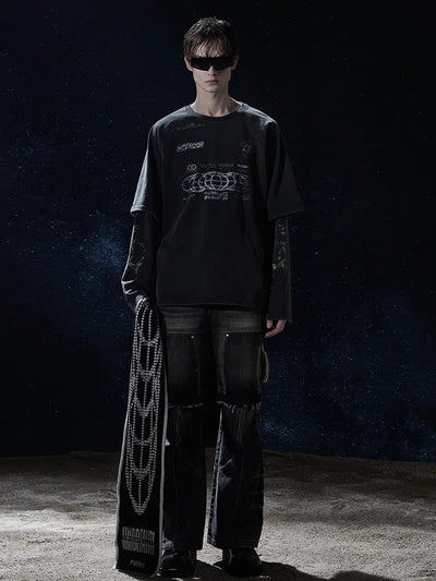 Waterprint Shadow Layer Tee