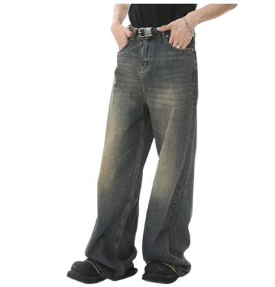Washed Baggy Jeans
