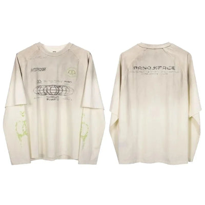 Waterprint Shadow Layer Tee