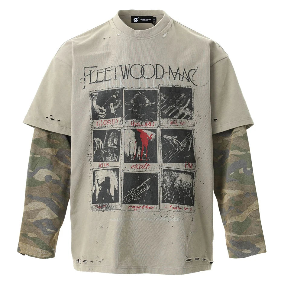 Layered Camo Streetwear