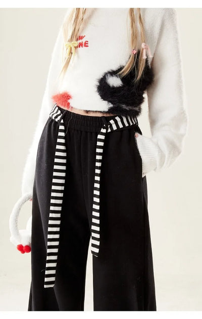 Edgy Kawaii Cat Streetwear Pants