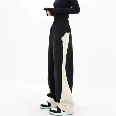 Elevate Wide-Leg Sporty Trousers