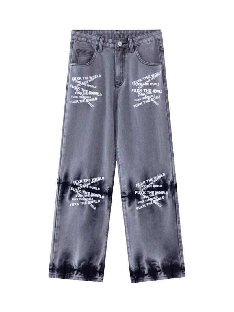 "Fuxk The World" Jeans