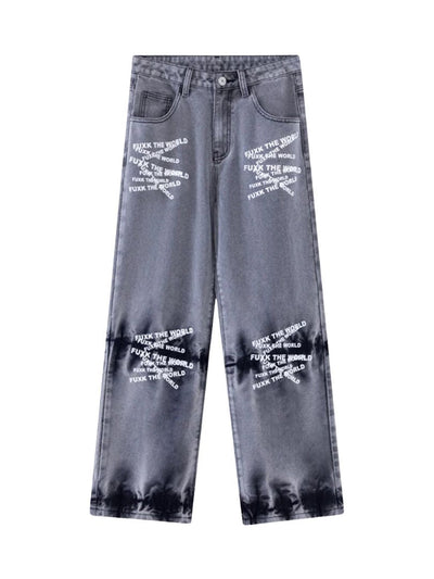 "Fuxk The World" Jeans