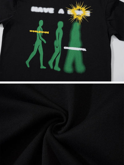 Abstract Graphic T-Shirt
