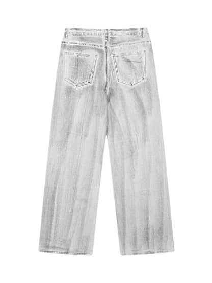 Aged Straight Leg Jeans