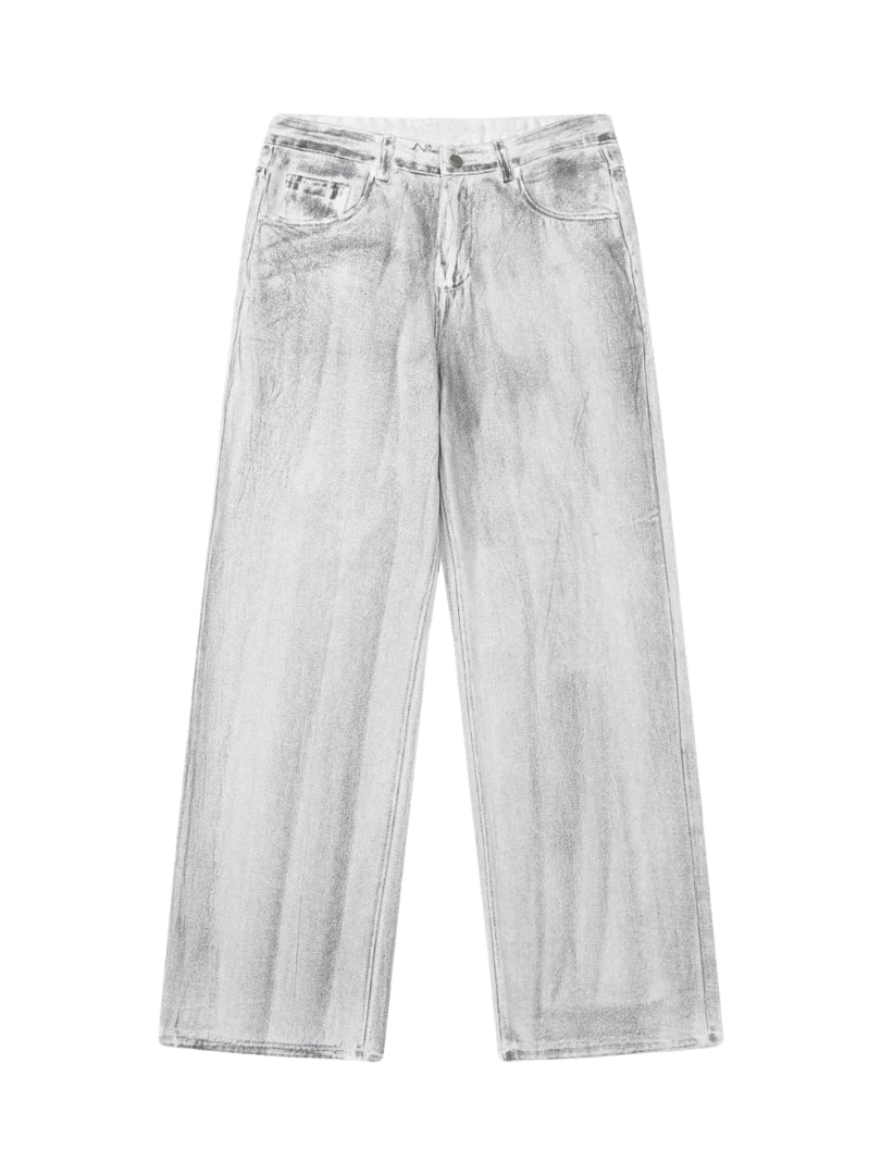 Aged Straight Leg Jeans