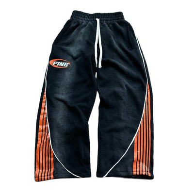 Vintage Striped Sweatpants