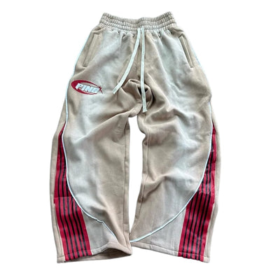 Vintage Striped Sweatpants