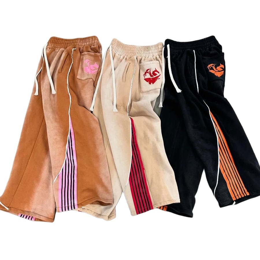 Vintage Striped Sweatpants