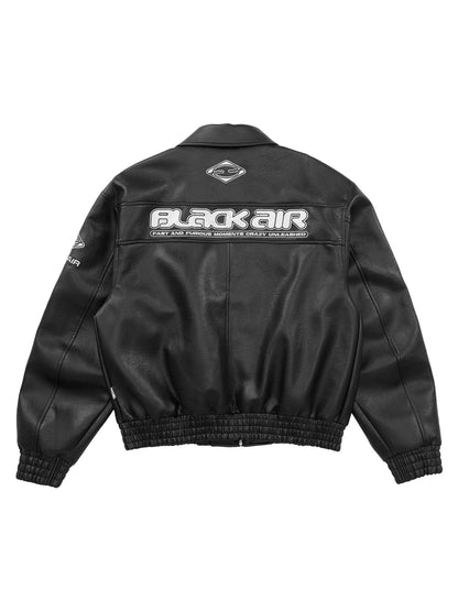 Classic Black Vintage Leather Jacket for Urban Style