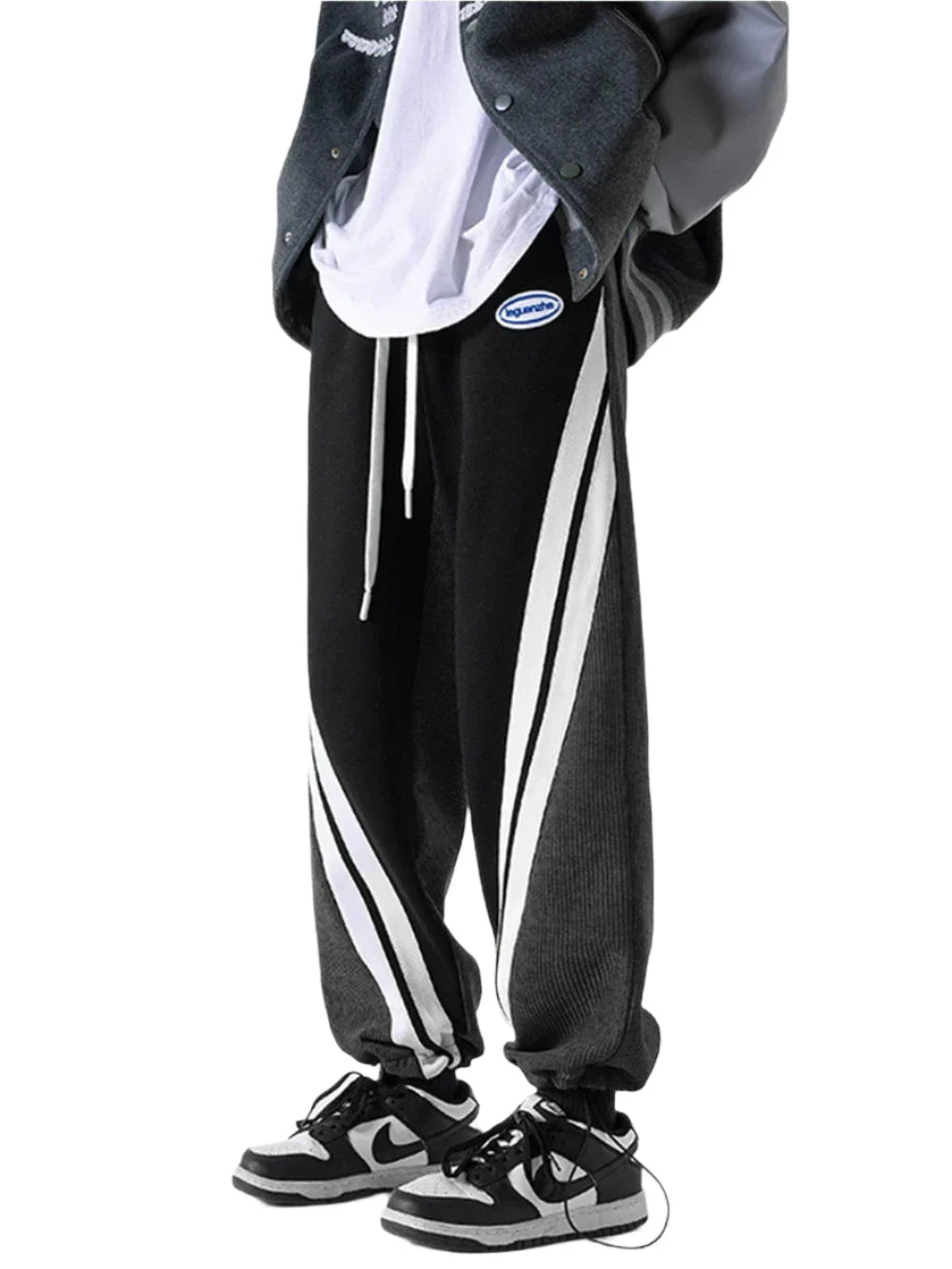 Contrast Corduroy Sweatpants