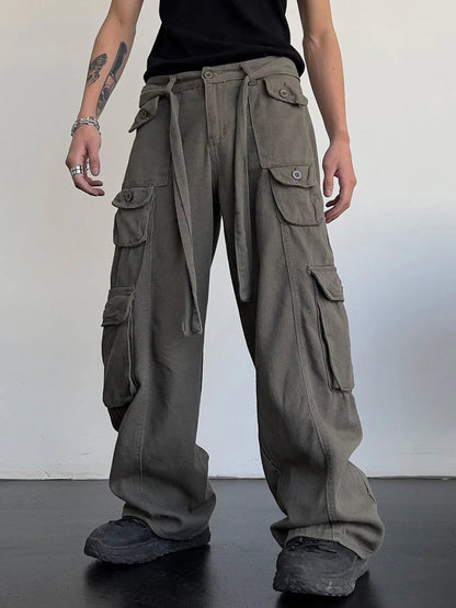 Baggy Webbed Cargo Pants