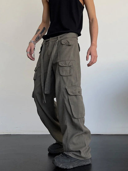 Baggy Webbed Cargo Pants