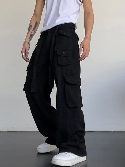 Baggy Webbed Cargo Pants