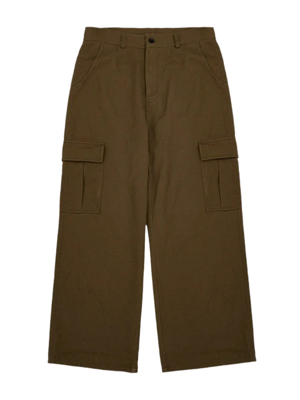 Multi Pocket Wide Leg Cargo Pants