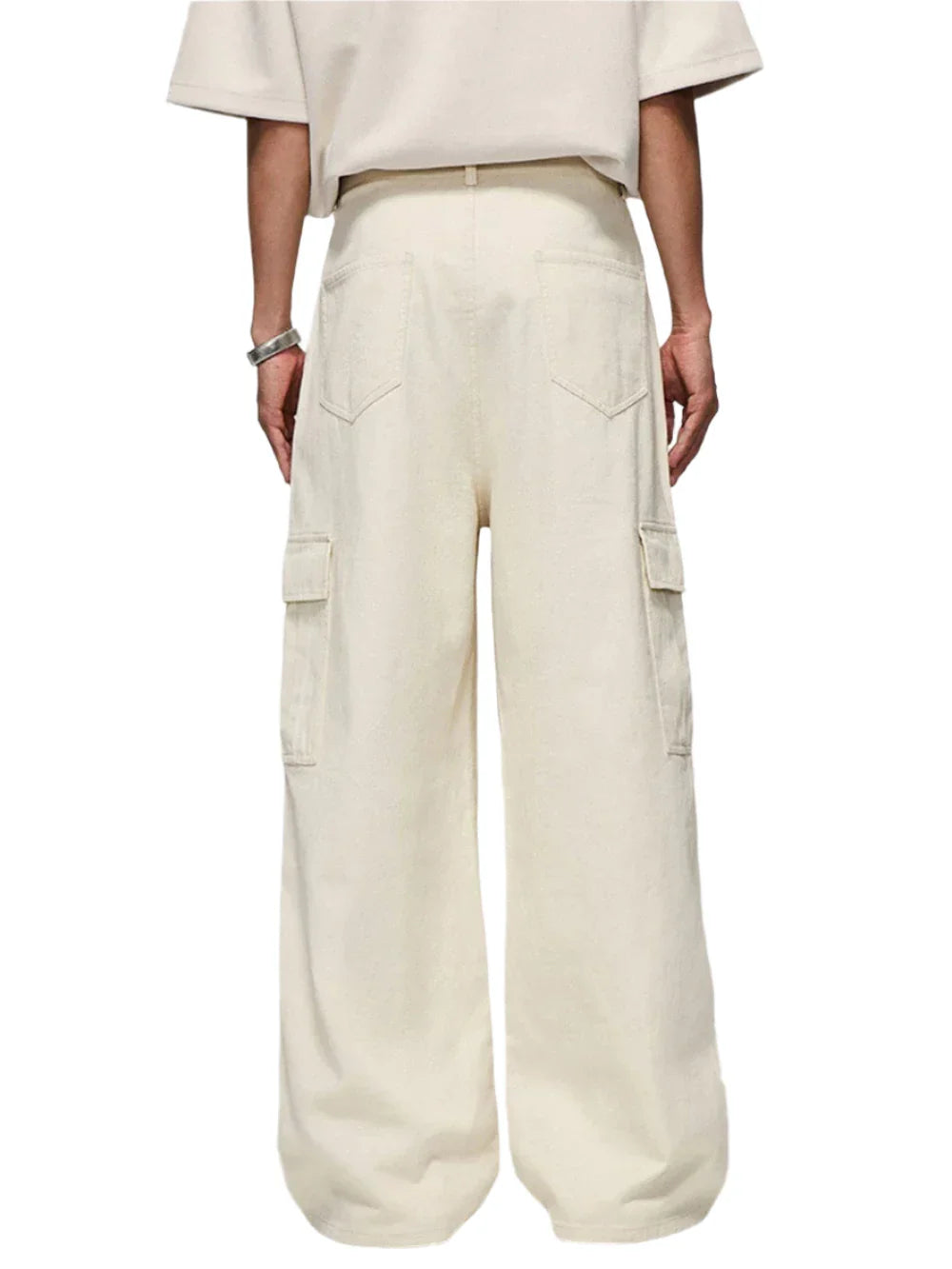 Multi Pocket Wide Leg Cargo Pants