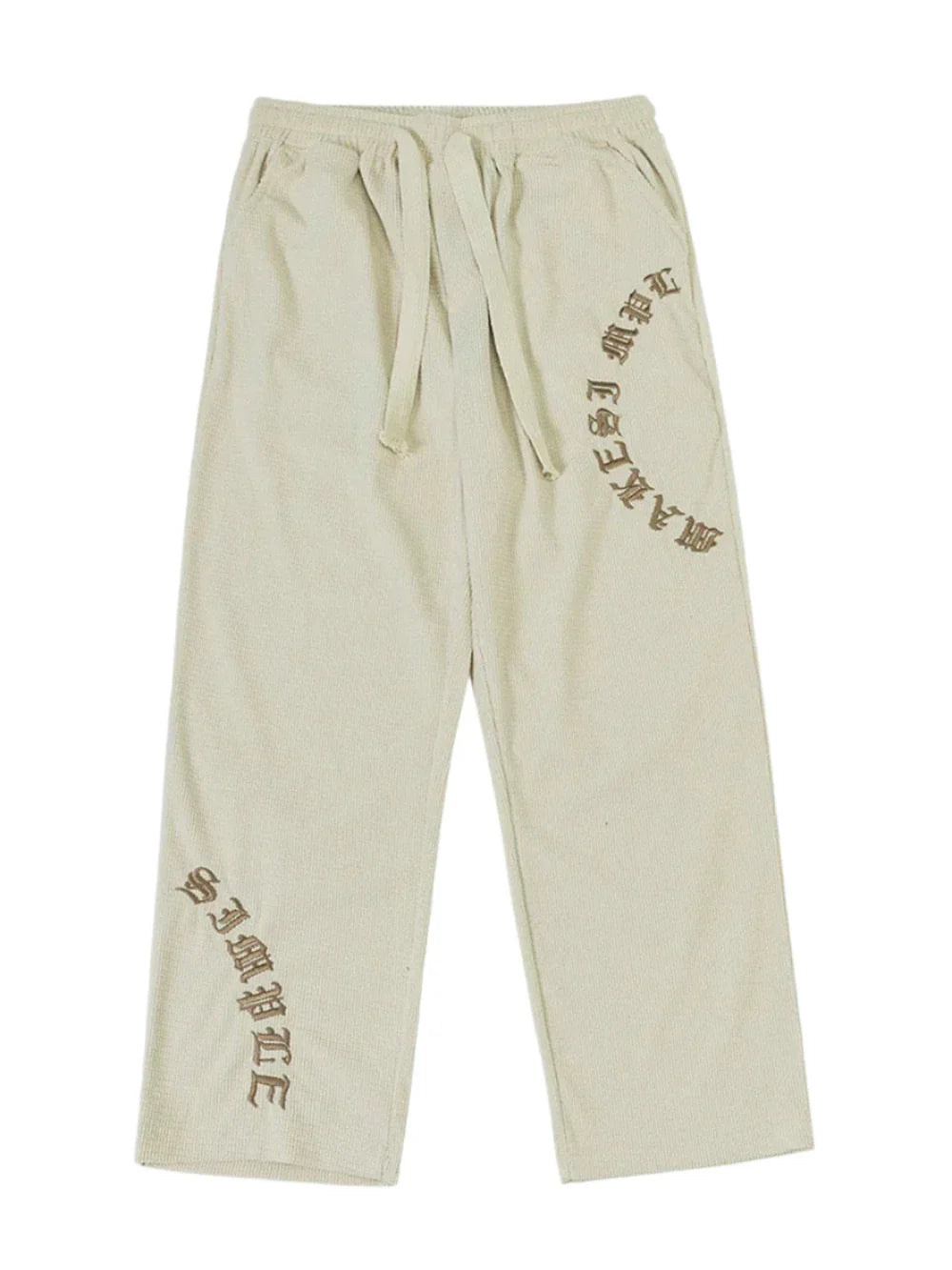 Waffle Emboirdery Sweatpants